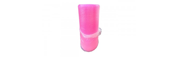 Пленка пузырчатая 2-х слойная 1,2 м * 100 м розовая