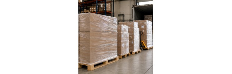 Пленка стрейч вторичная 150-180% для машинной упаковки 20 мкм х 500мм х 14,5кг