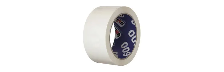Клейкая лента упаковочная 48 мм х 66 м UNIBOB 600 белая