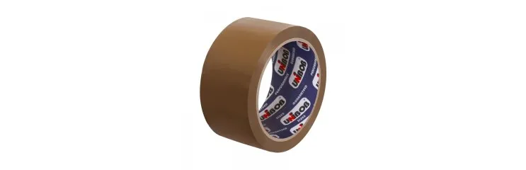 Клейкая лента упаковочная 48 мм х 132 м UNIBOB 500 (темная)
